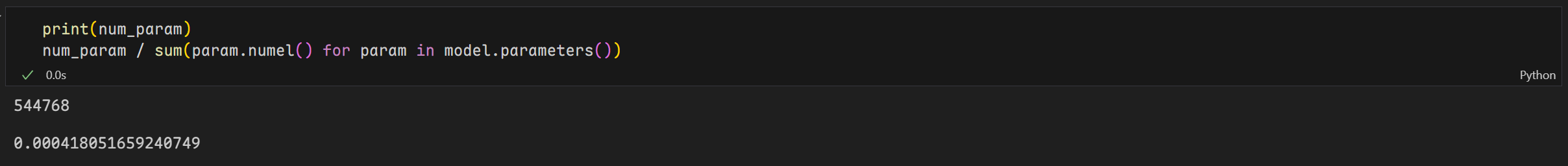 BitFit可训练参数量